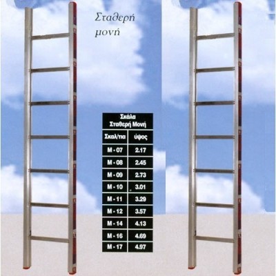 ΣΚΑΛΑ ΜΟΝΗ ΣΤΑΘΕΡΗ 14 ΣΚΑΛΙΑ