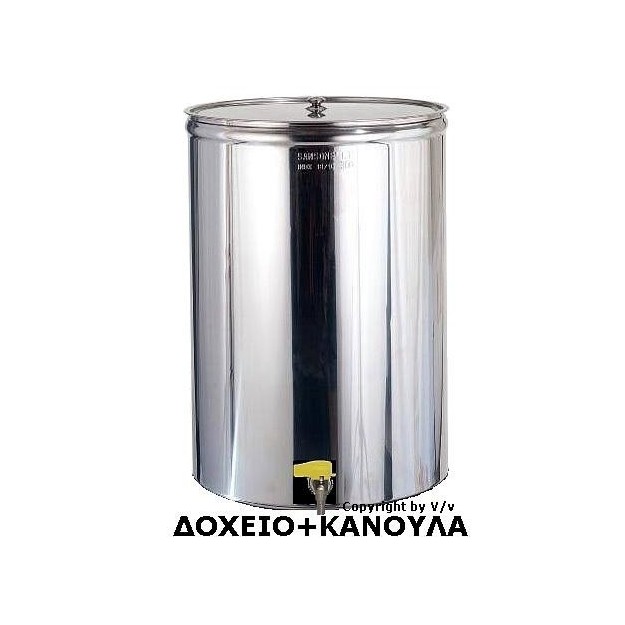 ΔΟΧΕΙΟ ΛΑΔΙΟΥ ΚΡΑΣΙΟΥ ΙΝΟΧ SANSONE 300 LT | VIOVAS