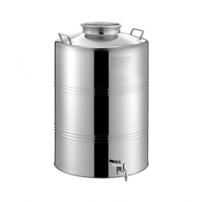 ΔΟΧΕΙΟ ΛΑΔΙΟΥ ΚΡΑΣΙΟΥ ΙΝΟΧ METALBOX 50 LT | VIOVAS