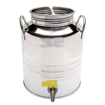 ΔΟΧΕΙΟ ΛΑΔΙΟΥ ΚΡΑΣΙΟΥ ΙΝΟΧ MILANO 20 LT | VIOVAS