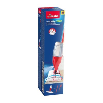 VILEDA SPRAYMAX 1-2 ΣΦΟΥΓΓΑΡΙΣΤΡΑ-ΠΑΡΚΕΤΕΖΑ ΜΕ ΣΠΡΕΪ ΨΕΚΑΣΜΟΥ ΚΑΙ ΜΙΚΡΟΪΝΕΣ